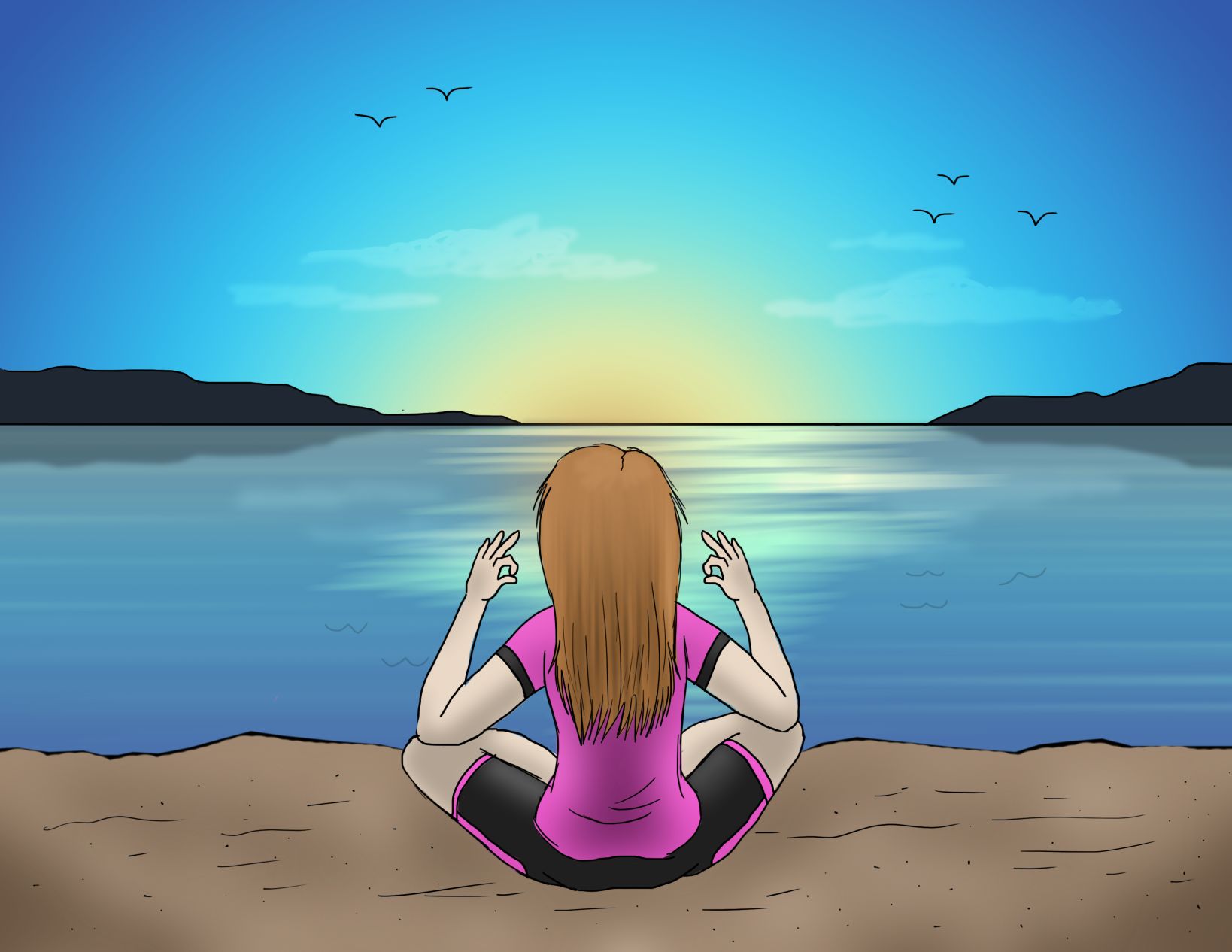 Steps for utilizing meditation and positive psychology